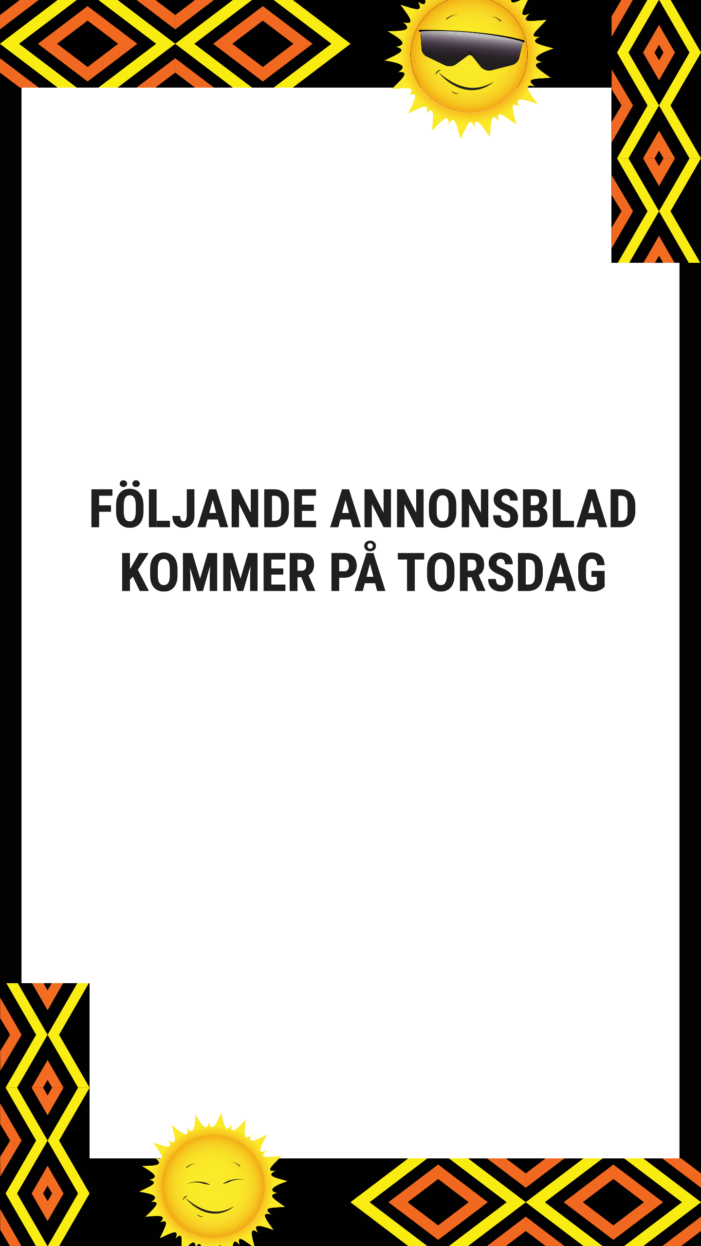 fÖLJANDE PÅ TORSDAG